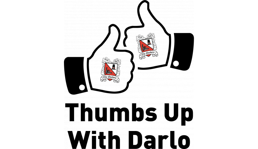 Thumbs up with Darlo!
