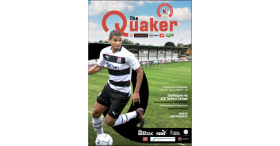 In Saturday's matchday programme