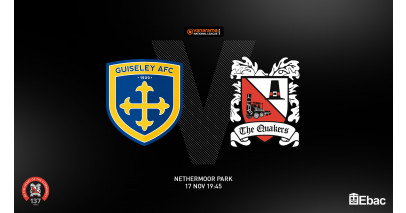 Watch us in action at Guiseley on Tuesday