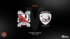 Hereford game re-arranged
