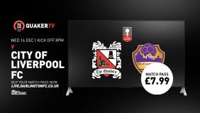 Buy your match pass for the City of Liverpool game!
