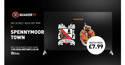 Watch the Spennymoor game on Quaker TV