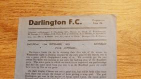 Programmes from the 1953-54 season: part 1