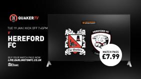 Hereford home game postponed