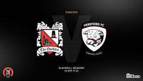 Hereford game re-arranged