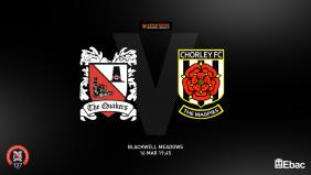 Chorley game re-arranged
