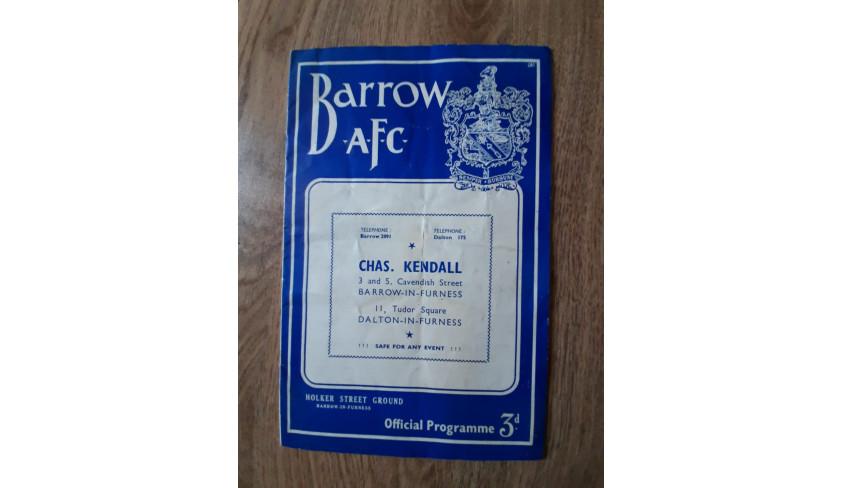 Programmes from the 1954-55 season: Our FA Cup run