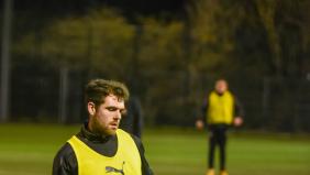 The lads in training
