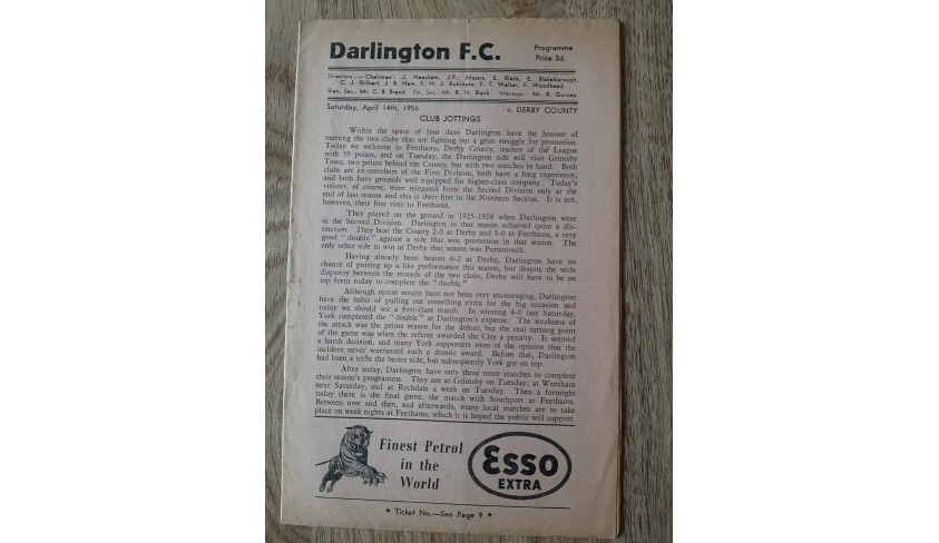 Programmes from the 1955-56 season -- part 5