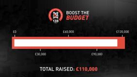 Boost the Budget zooms past £110,000!
