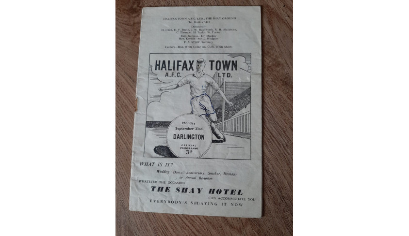 Programmes from the 1957-58 season -- part 1