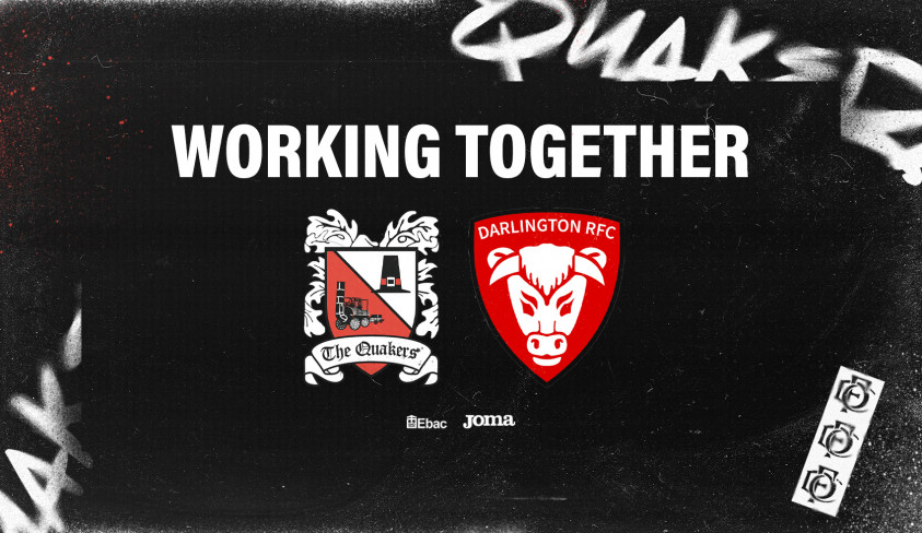 Darlington Rugby Club and Darlington FC pledge to work closely together
