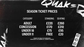 2021/22 Season Ticket Launch