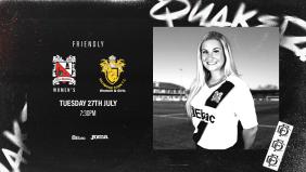 Women's team in match action on Tuesday night