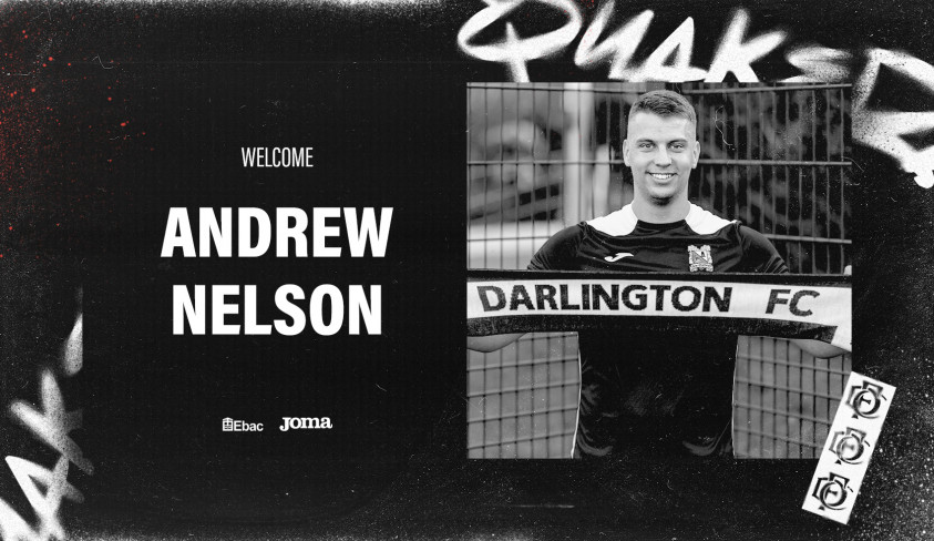 Andrew Nelson signs for the second time
