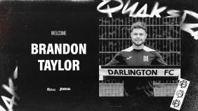 Quakers sign centre half Brandon Taylor