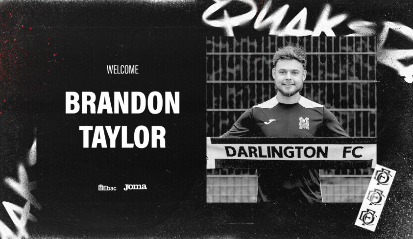 Quakers sign centre half Brandon Taylor