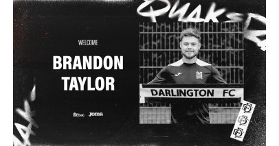 Quakers sign centre half Brandon Taylor