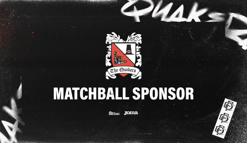Thanks to our Alfreton matchball sponsor