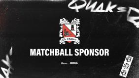 Thanks to our matchball sponsors -- Team Solan
