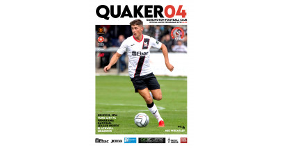 In Saturday's matchday programme