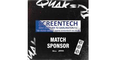 Thanks to Saturday's match sponsors -- Screentech