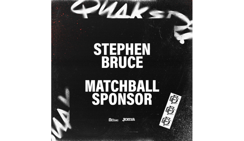 Thanks to our matchball sponsor: Stephen Bruce