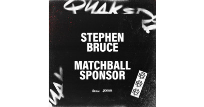 Thanks to our matchball sponsor: Stephen Bruce