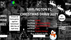 £1000 to be won in the Darlington FC Christmas Draw!