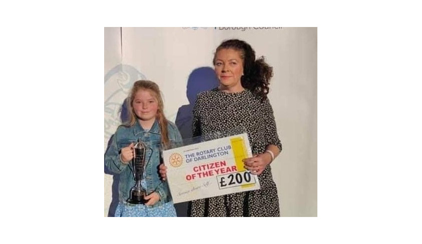 Daisy wins Young Citizen of the Year award!