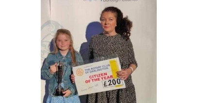 Daisy wins Young Citizen of the Year award!