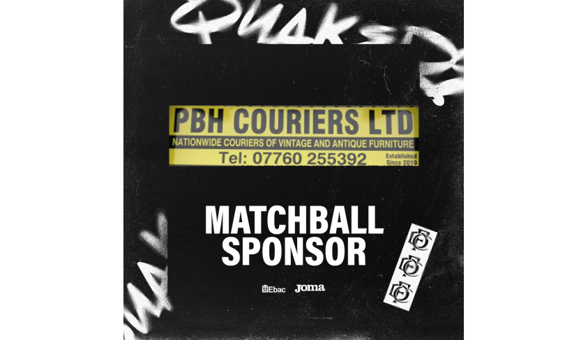 Thanks to our matchball sponsor!