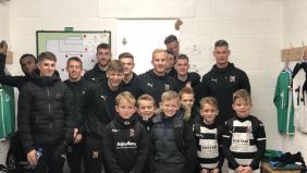 Darlington Under 10s enjoyed the MatchDay Experience!