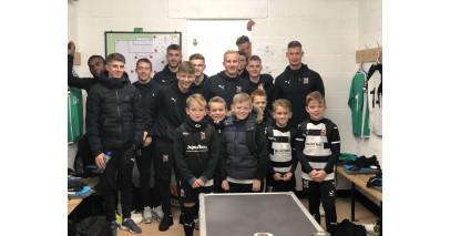 Darlington Under 10s enjoyed the MatchDay Experience!