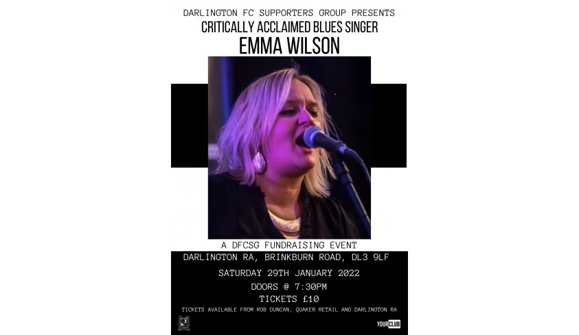 Come to our latest fundraising event: Emma Wilson
