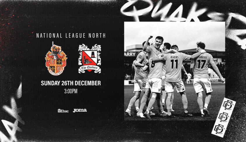 Boxing Day: Spennymoor v Darlington all ticket