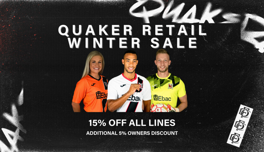 Check out the Quaker Retail Winter Sale!