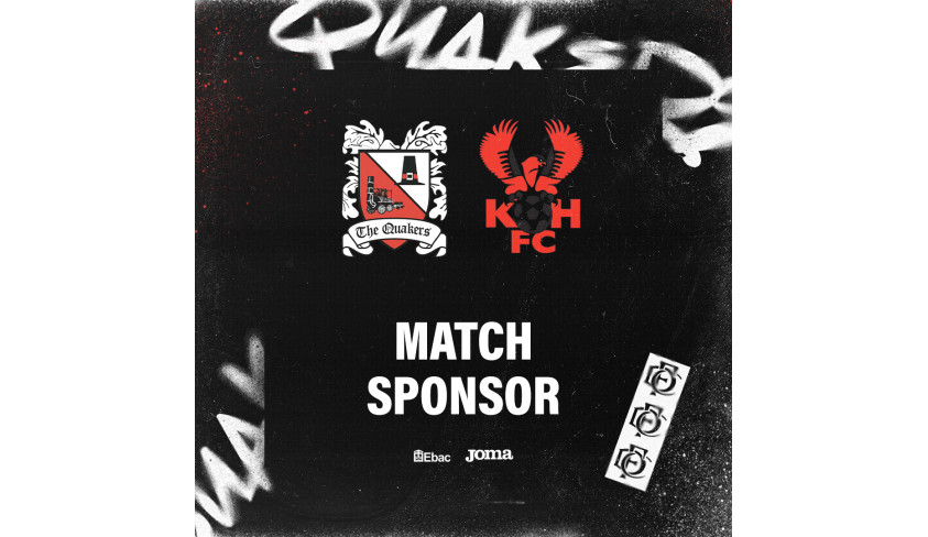 Do you want to sponsor the Kidderminster game?