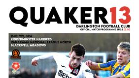 In Saturday's matchday programme