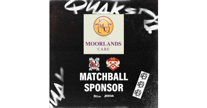 Thanks to our matchball sponsor: Moorlands Care Home