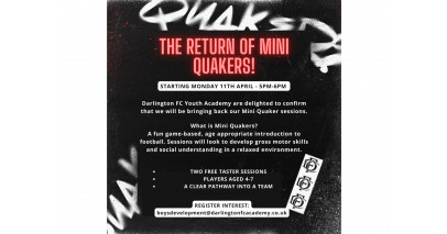 Join our Mini Quakers!