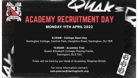 Come to our Academy Recruitment Day