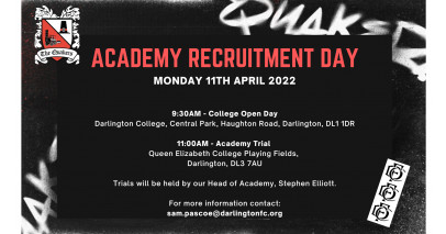 Come to our Academy Recruitment Day