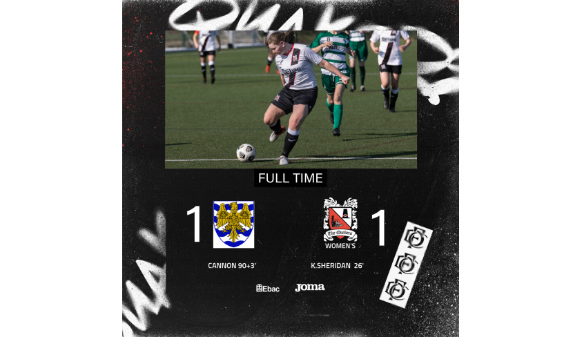 Last minute equaliser robs Quaker Women of victory