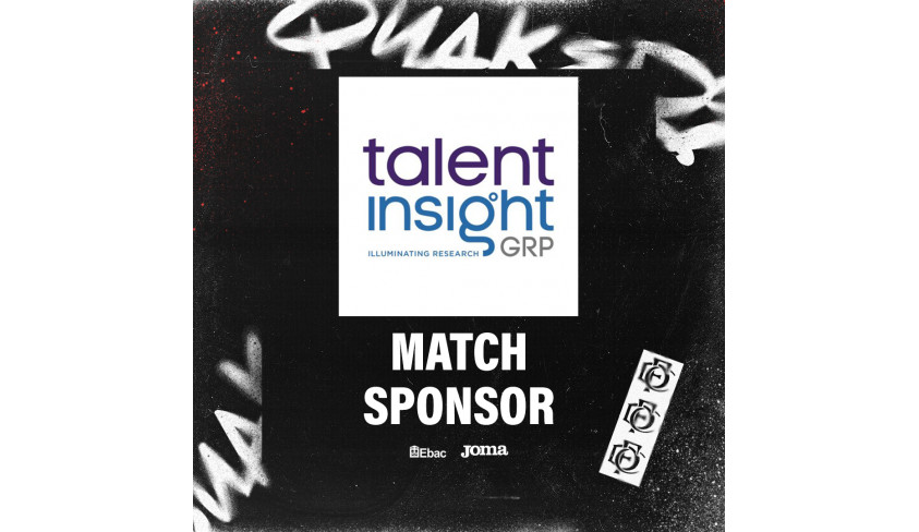 Thanks to our match sponsor:  Talent Insight