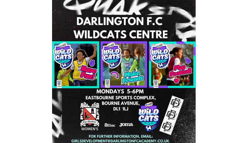 Come and join the Darlington FC Wildcats!
