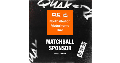 Thanks to our Farsley matchball sponsors: Northallerton Motor Homes