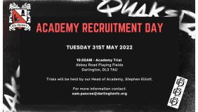 Come to our Academy Recruitment Day