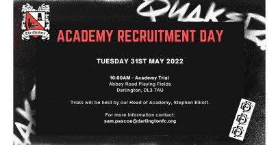 Come to our Academy Recruitment Day