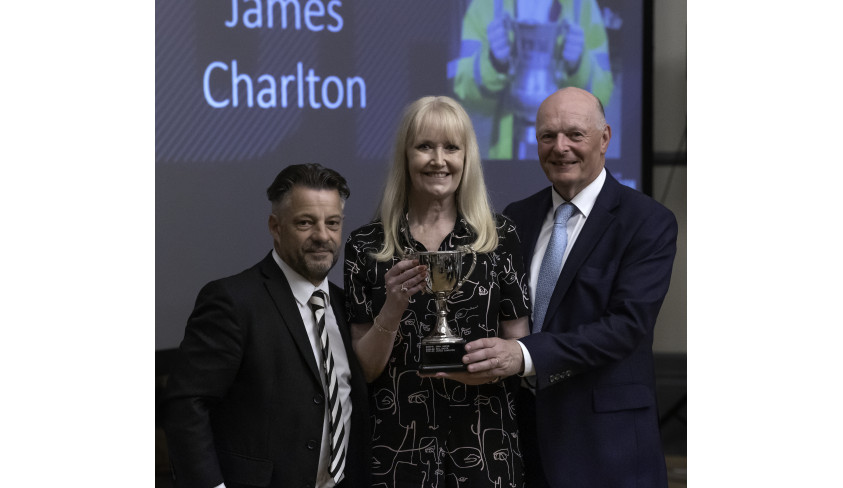 James Charlton wins the Harvey Madden award